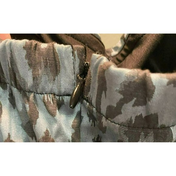 NWT Snap Blue & Black Leopard Print Strapless Juniors Womens Dress With Pockets! - Picture 8 of 11